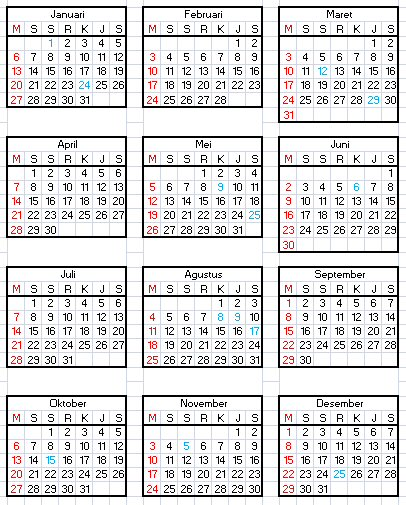  Kalender 2020 dan libur libur nya Livya s Weblog